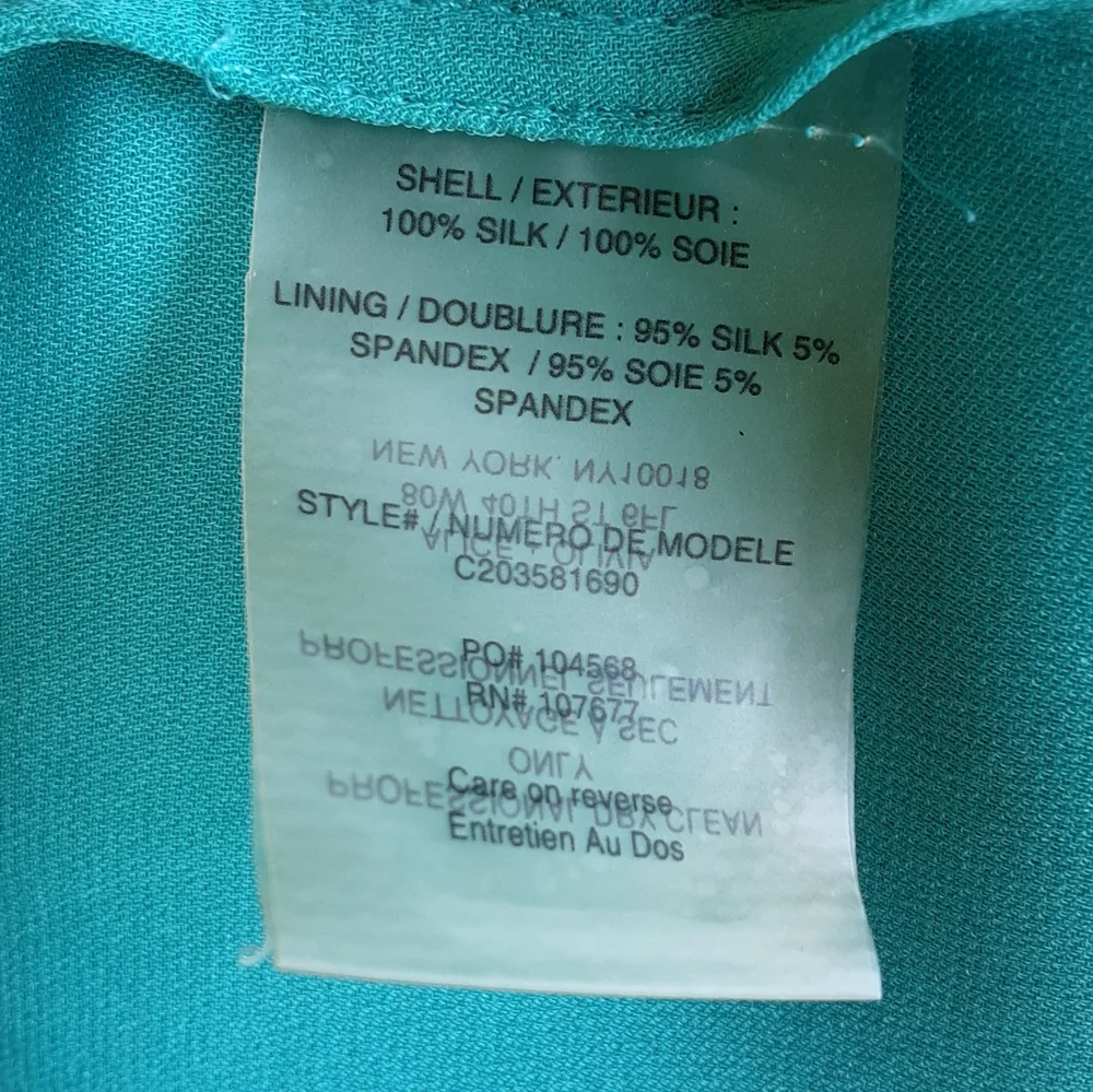 Alice + Olivia Blue Ruched Cowl Neck Midi Dress